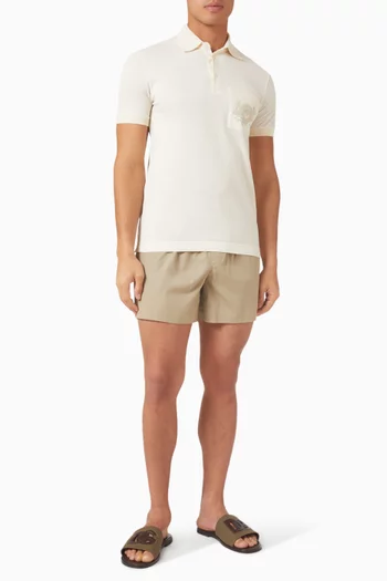 Boxer-style Shorts in Cotton-poplin