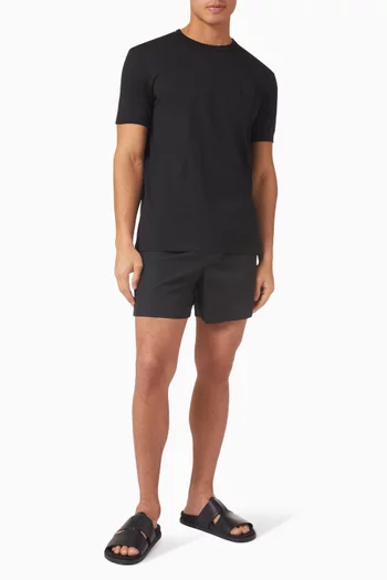 Boxer-style Shorts in Cotton-poplin