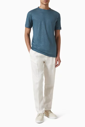 City T-shirt in Linen