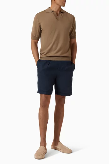 Buttonless Polo Shirt in Cashwool®