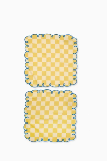 Dama Chessboard Napkins, Set of 2