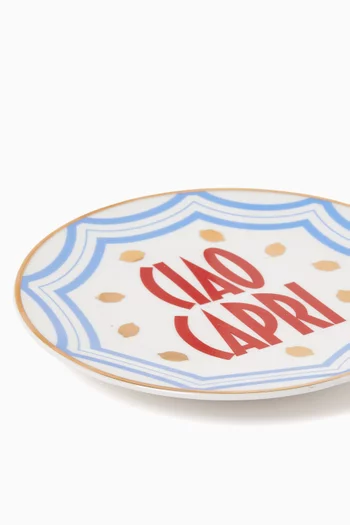 Ciao Capri Plate in Porcelain