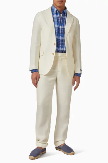 Checked Shirt in Linen