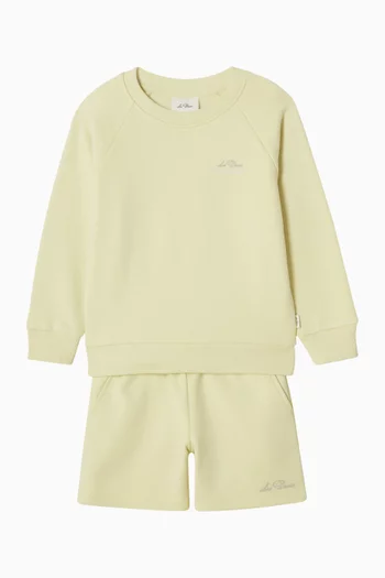Globe Sweatshirt in Cotton-terry