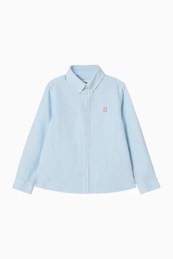 Konrad Oxford Shirt in Cotton-linen
