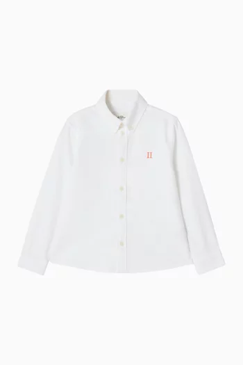 Konrad Oxford Shirt in Cotton-linen