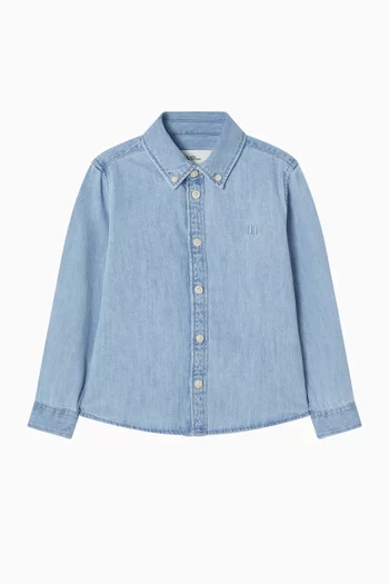 Konrad Shirt in Cotton-denim
