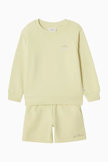Globe Sweatshorts in Cotton-terry