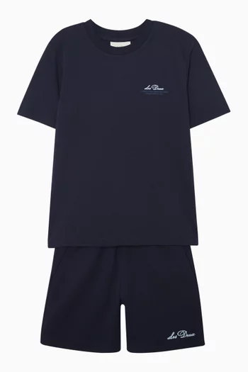 Globe Sweatshorts in Cotton-terry