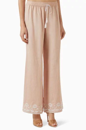 Bloom Embroidered Pants