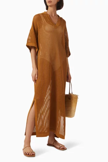 Cove Kaftan in Crochet