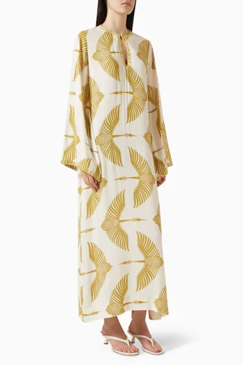 Wings Embroidered Kaftan