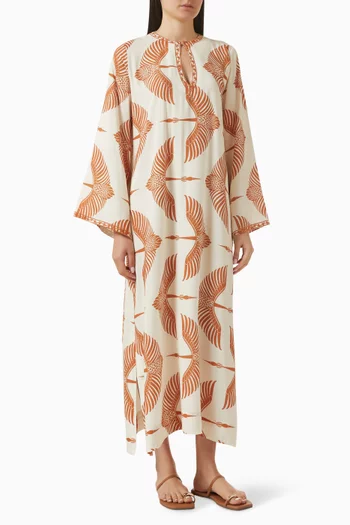 Wings Embroidered Kaftan