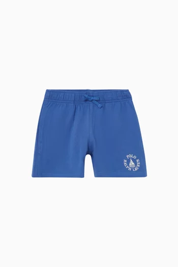 Logo Drawstring Sweat Shorts