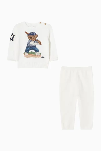 Polo Bear Sweater & Pants Set