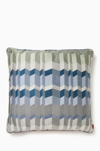 Positano Filled Cushion in Cotton, 45 x 45cm