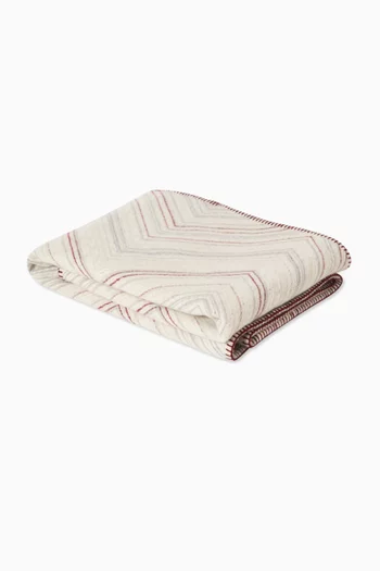 Catullo Plaid Throw in Wool-cashmere, 130 x 190cm