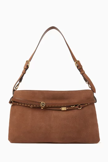 Belt Shoulder Bag in Leather