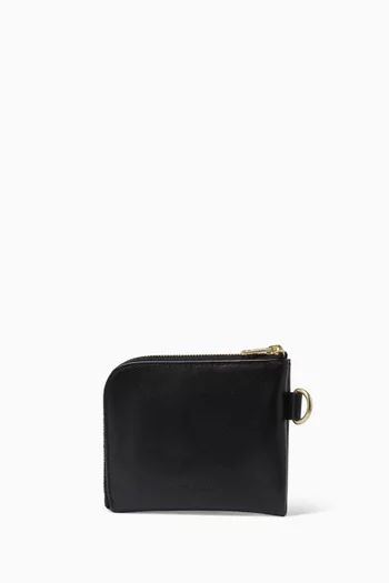 Zip Wallet in Leather