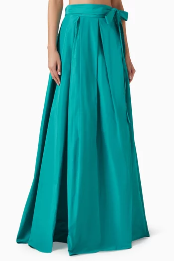 Raponzolo Maxi Skirt in Taffeta