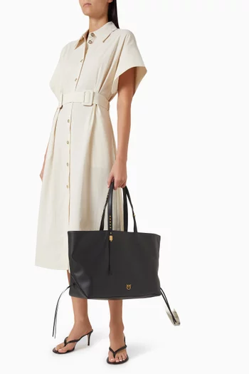 Medium Cabas Classic Tote Bag in Soft Leather