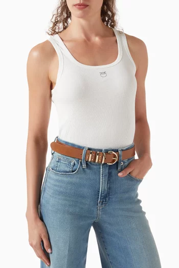 Cintura Passanti H3 Vitello Belt in Leather