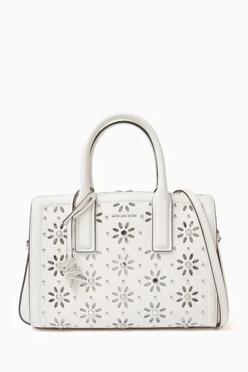 Small Laila Top-handle Bag in Leather