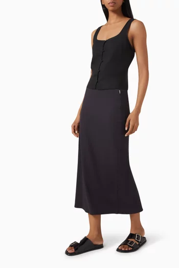 Pose Column Skirt in Modal Blend