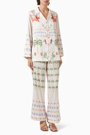 Iris Printed Shirt & Pants Set