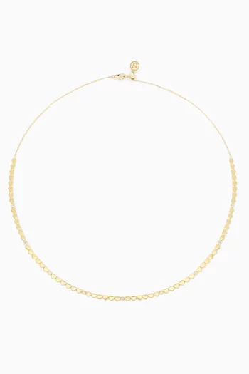 Lit Necklace in 18kt Yellow Gold