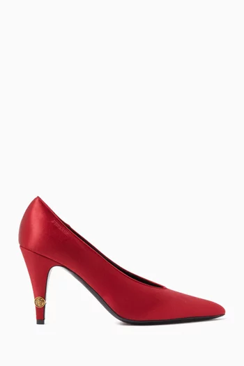 Medusa 90 Pumps in Satin
