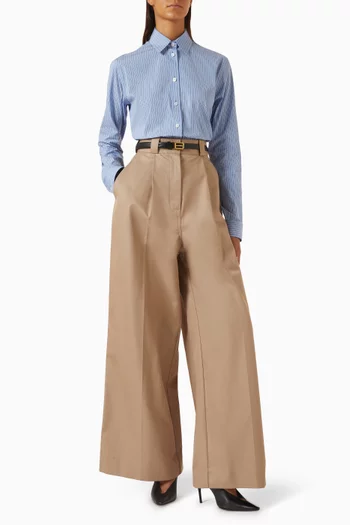 High-waist Wide-leg Pants