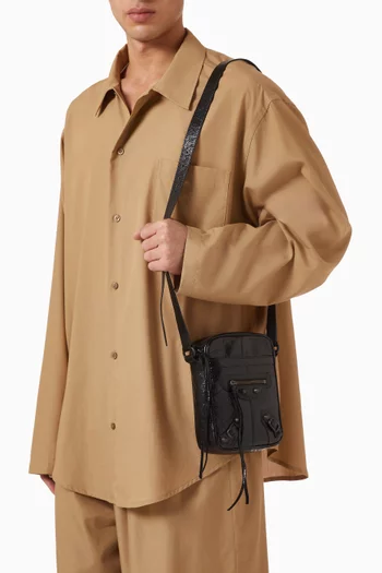 حقيبة كروس لو سيتي فيرتيكال جلد ماعز أرينا