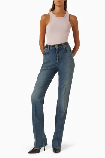 High-rise Slim-fit Jeans