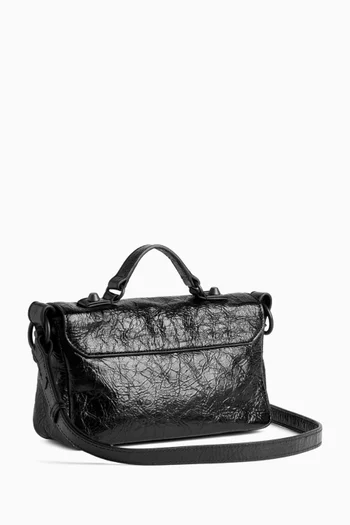 Nano Le City Flap Bag in Arena Lambskin