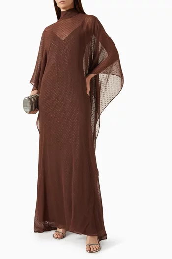 Muscat Kaftan in Silk-chiffon
