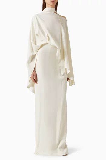 Brooks Maxi Dress in Crepe