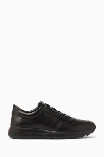 Red Dot Sneakers in Leather