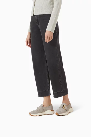 Sporty Mules in Suede