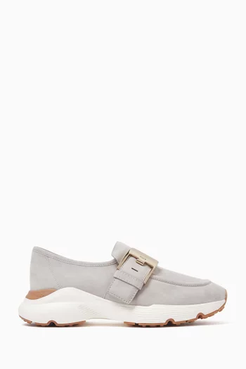 Sporty Mules in Suede
