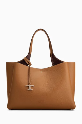 Medium Tote Bag in Leather