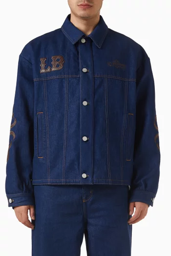 004 Logo Denim Jacket