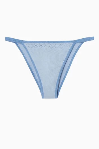 Tide Bikini Briefs in Cotton-knit