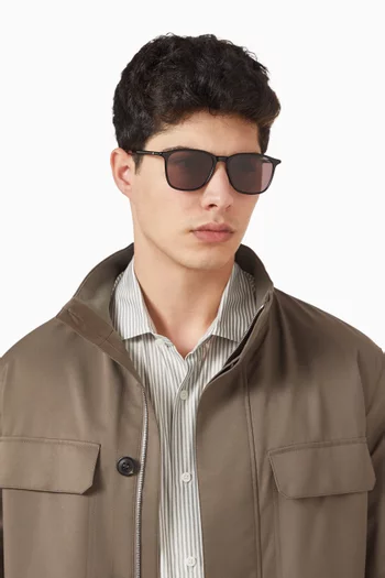 Square Sunglasses in Acetate