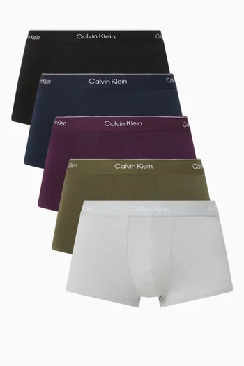 Icon Trunks in Stretch Cotton, Set of 5