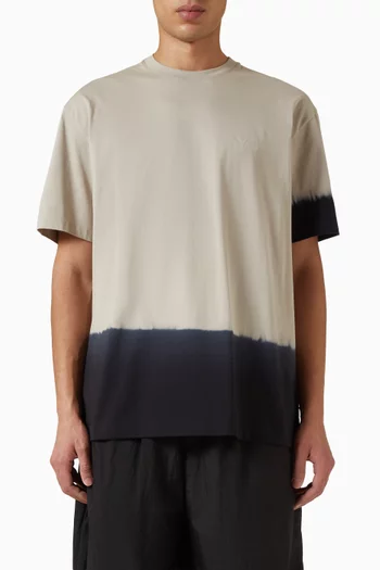 Dipped T-shirt in Cotton
