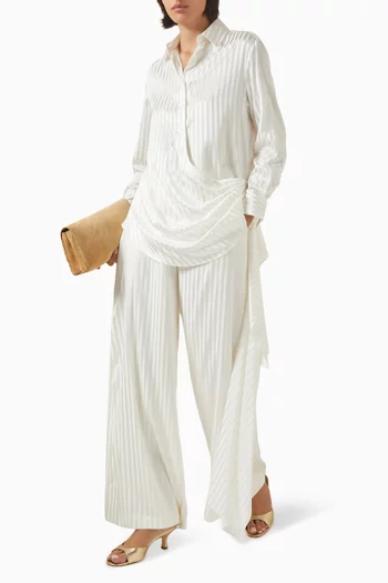 Scarf Drape Shirt