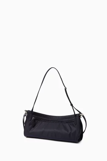 Medium Le Click East West Shoulder Bag in Nylon