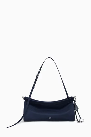 Medium Le Click East West Shoulder Bag in Nylon