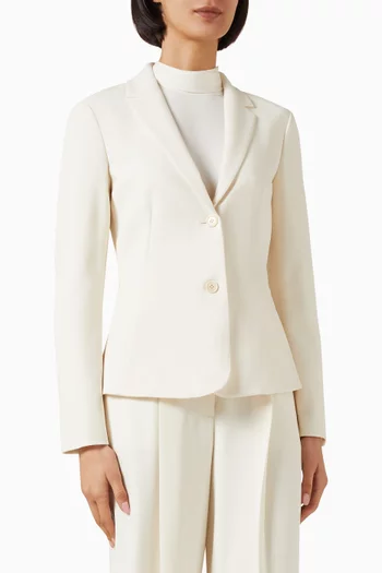 Slim-fit Blazer in Crepe